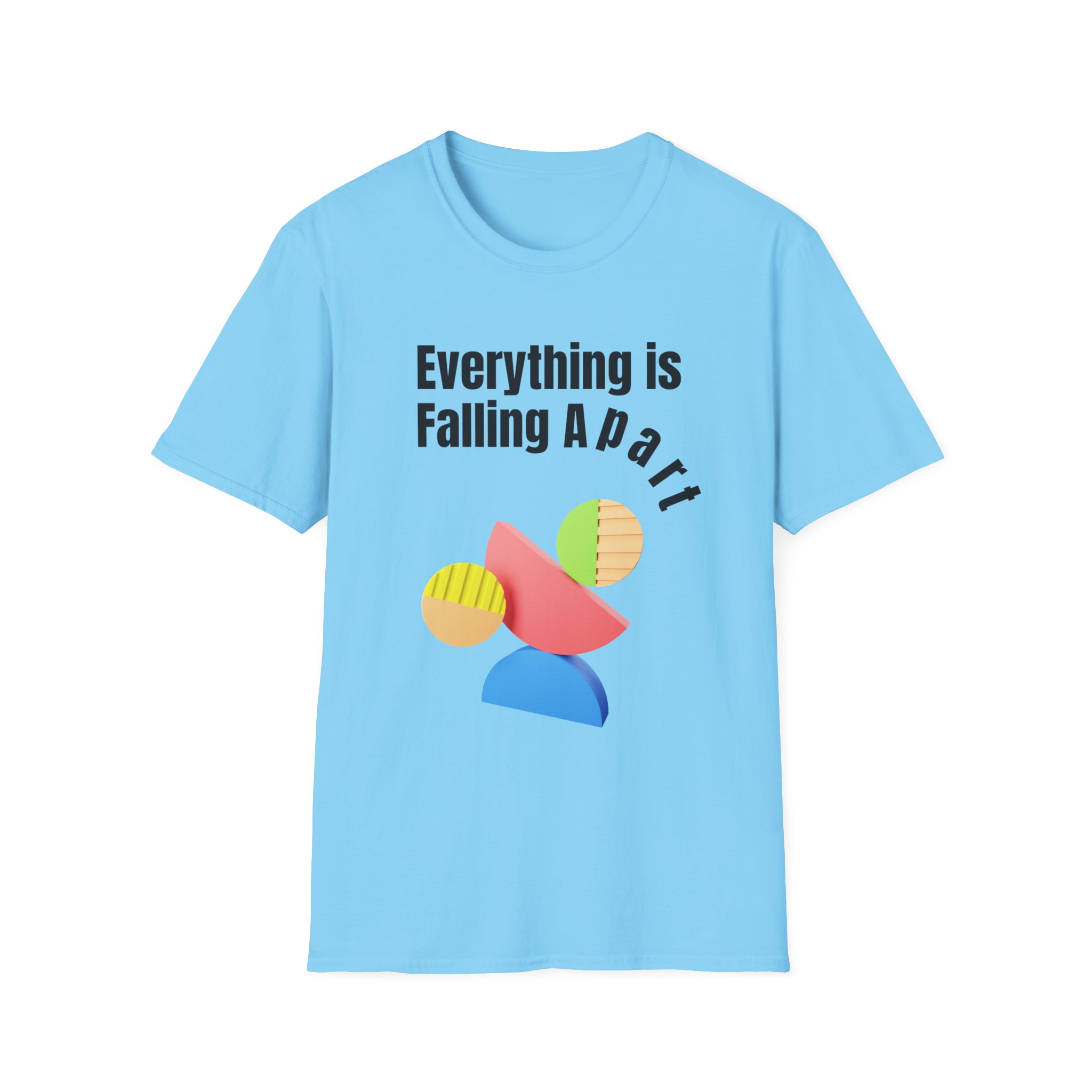 Everything Is Falling Apart T-Shirt | Abstract Geometric Graphic - Image 11