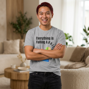 Everything Is Falling Apart T-Shirt | Abstract Geometric Graphic