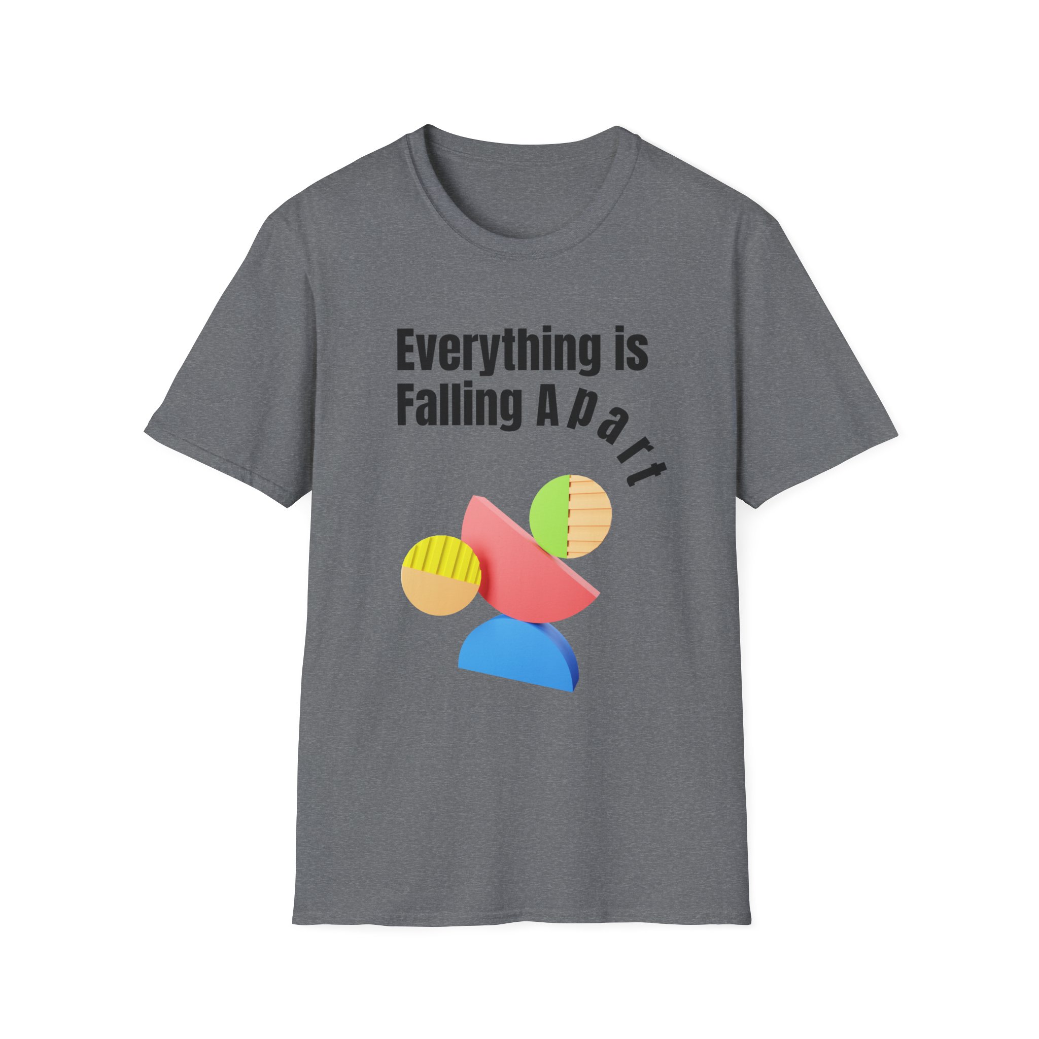 Everything Is Falling Apart T-Shirt | Abstract Geometric Graphic - Image 9