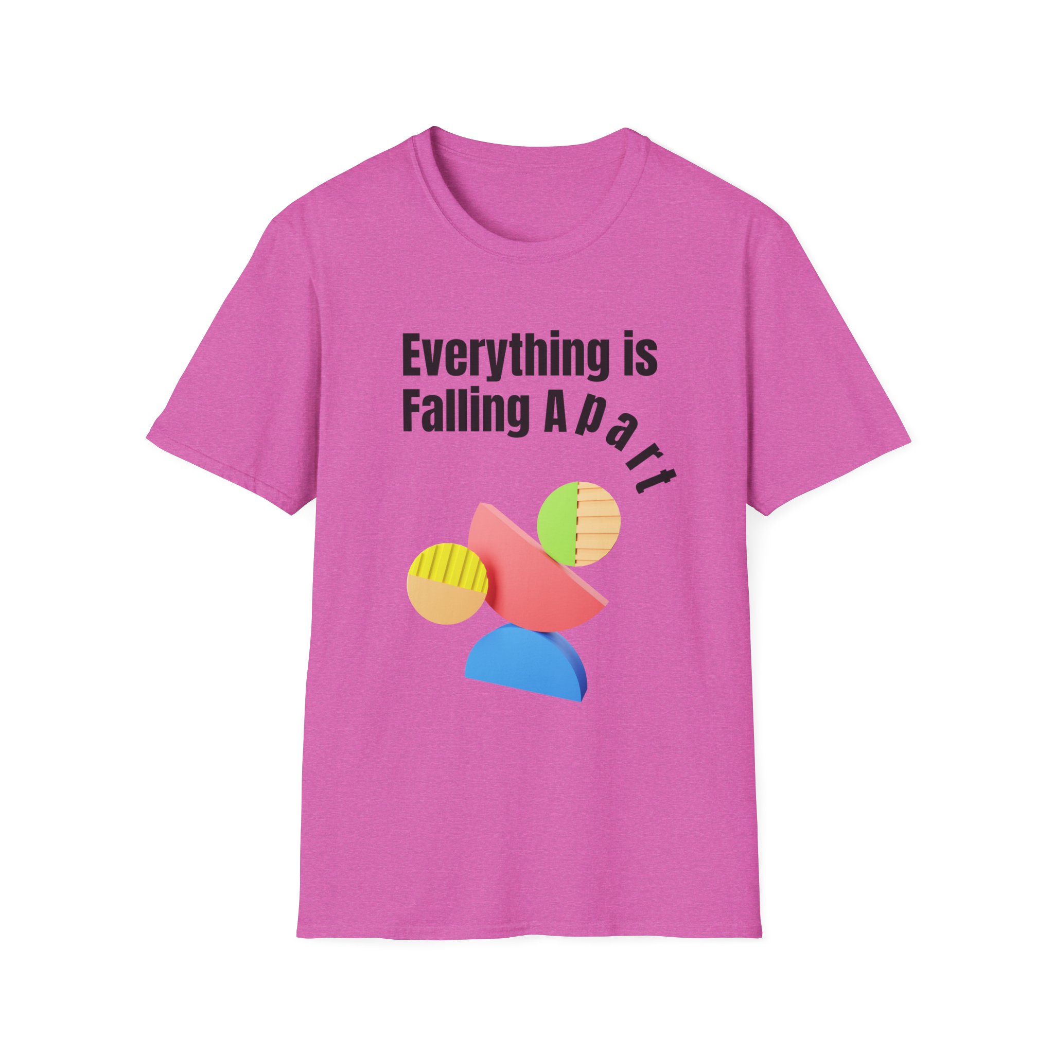 Everything Is Falling Apart T-Shirt | Abstract Geometric Graphic - Image 13