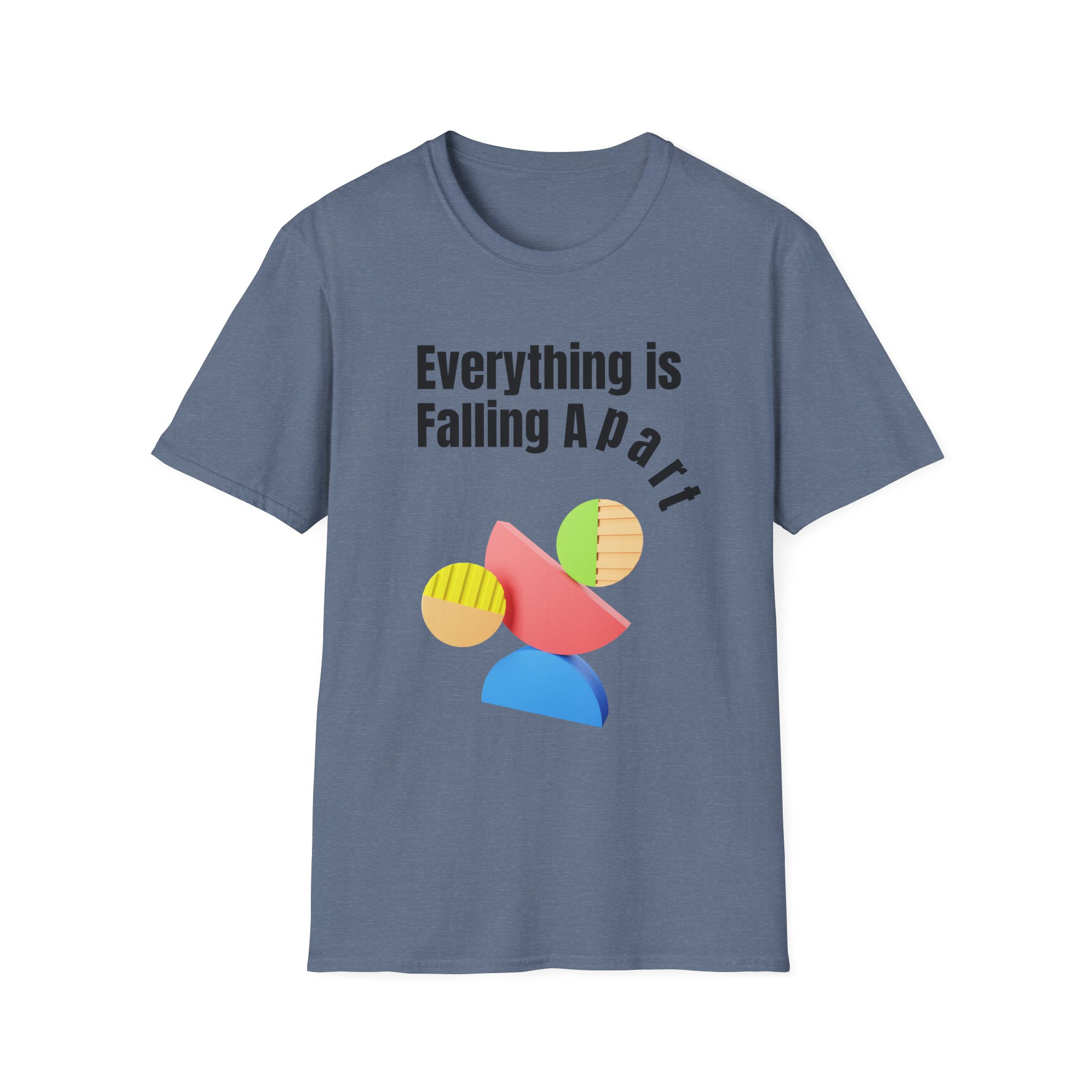 Everything Is Falling Apart T-Shirt | Abstract Geometric Graphic - Image 12