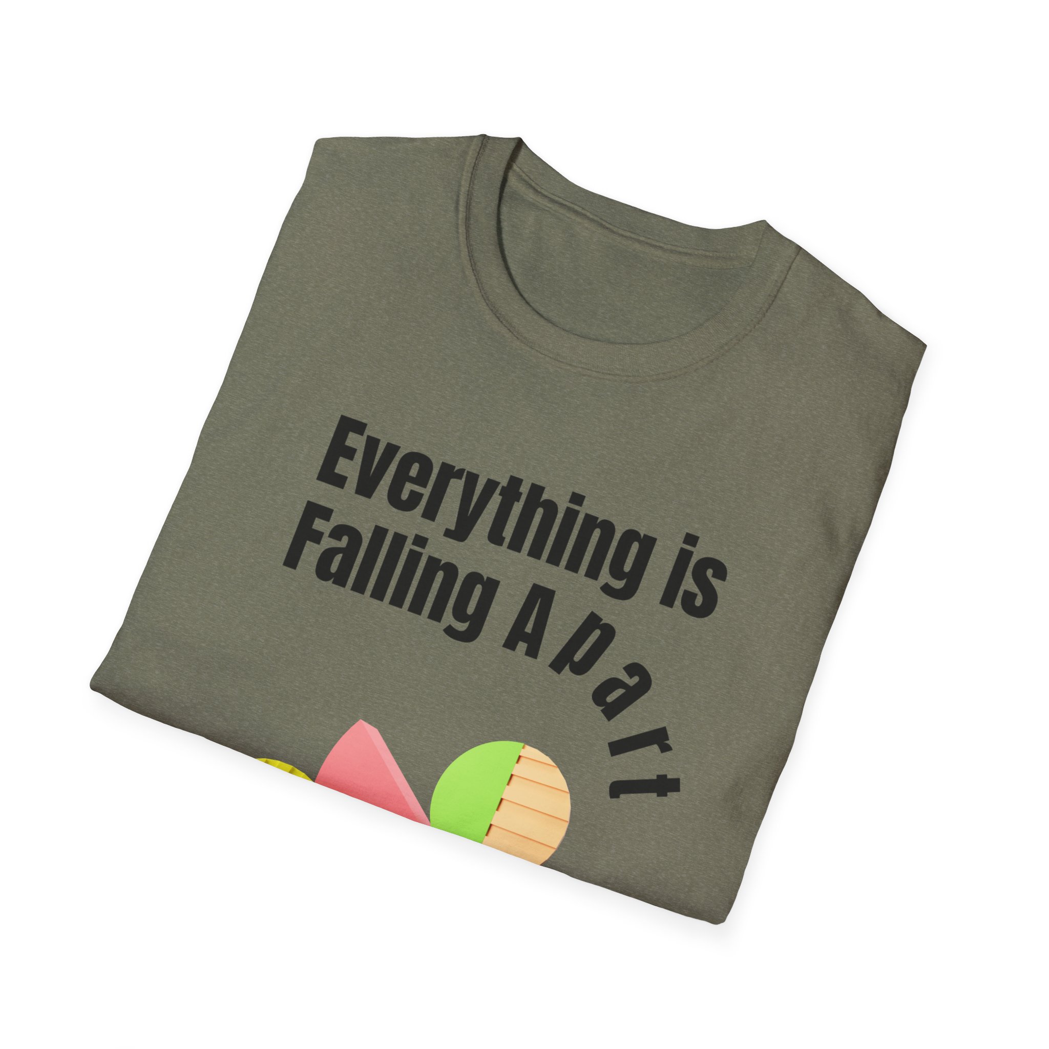 Everything Is Falling Apart T-Shirt | Abstract Geometric Graphic - Image 7